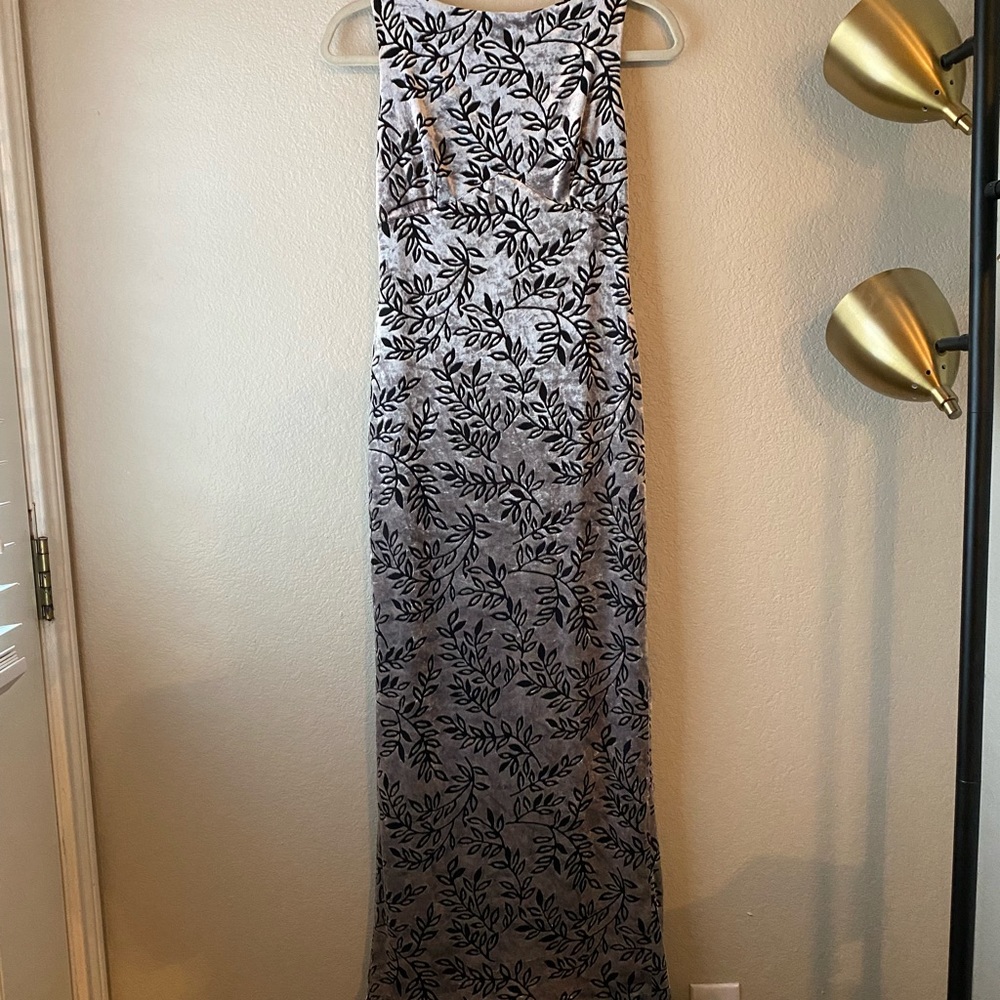Y2K Long Velvet Dress